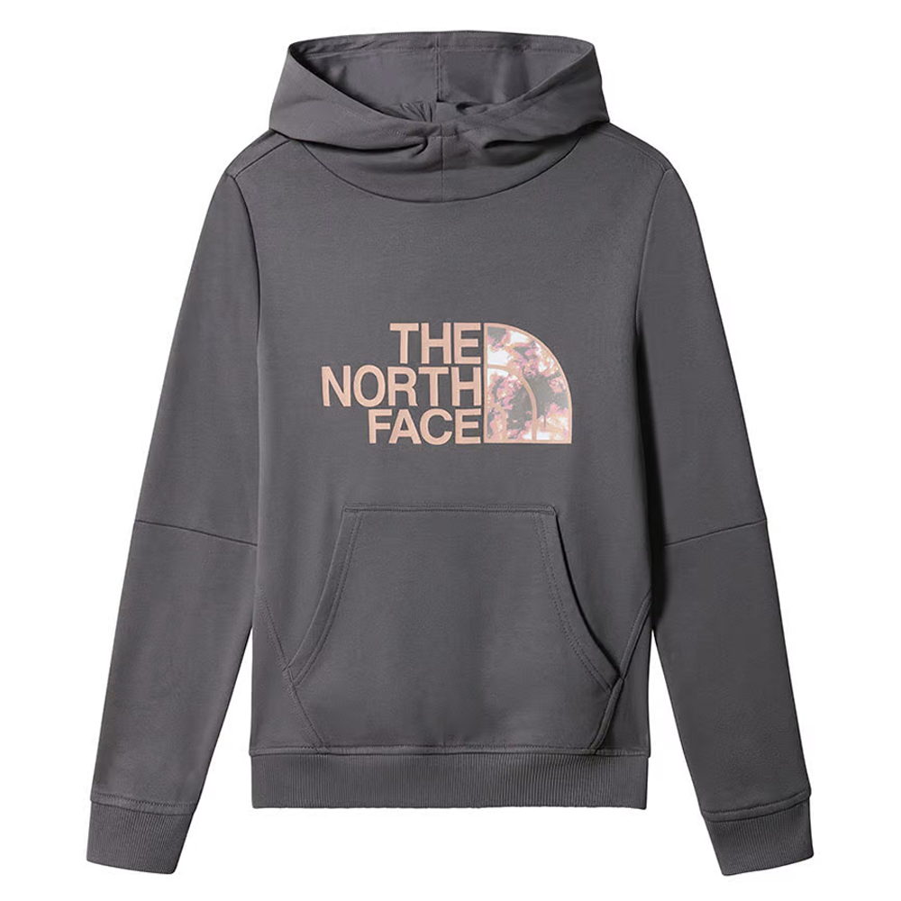 The North Face Girls’ Drew Peak II Hoodie – Gray